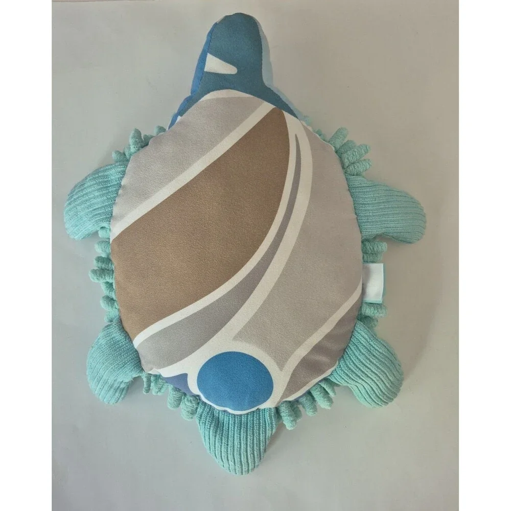 Norwex Baclock Blue Chenille Pets with a Purpose Stuffed Plush Sea Turtle